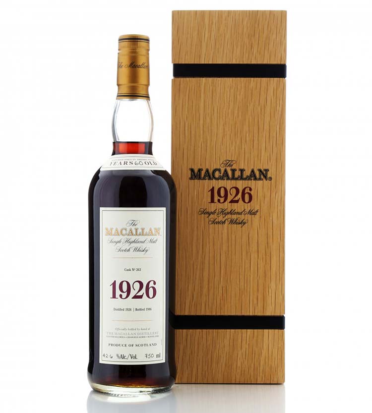 Macallan 1926 Fine and Rare 60 Year Old
