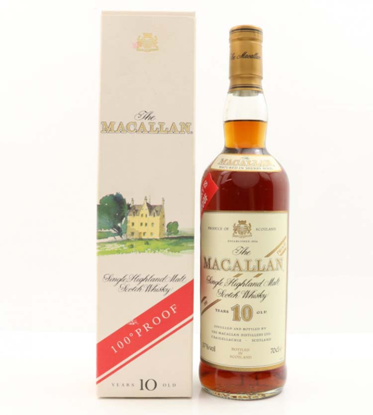 Macallan10 Year Old 100° Proof