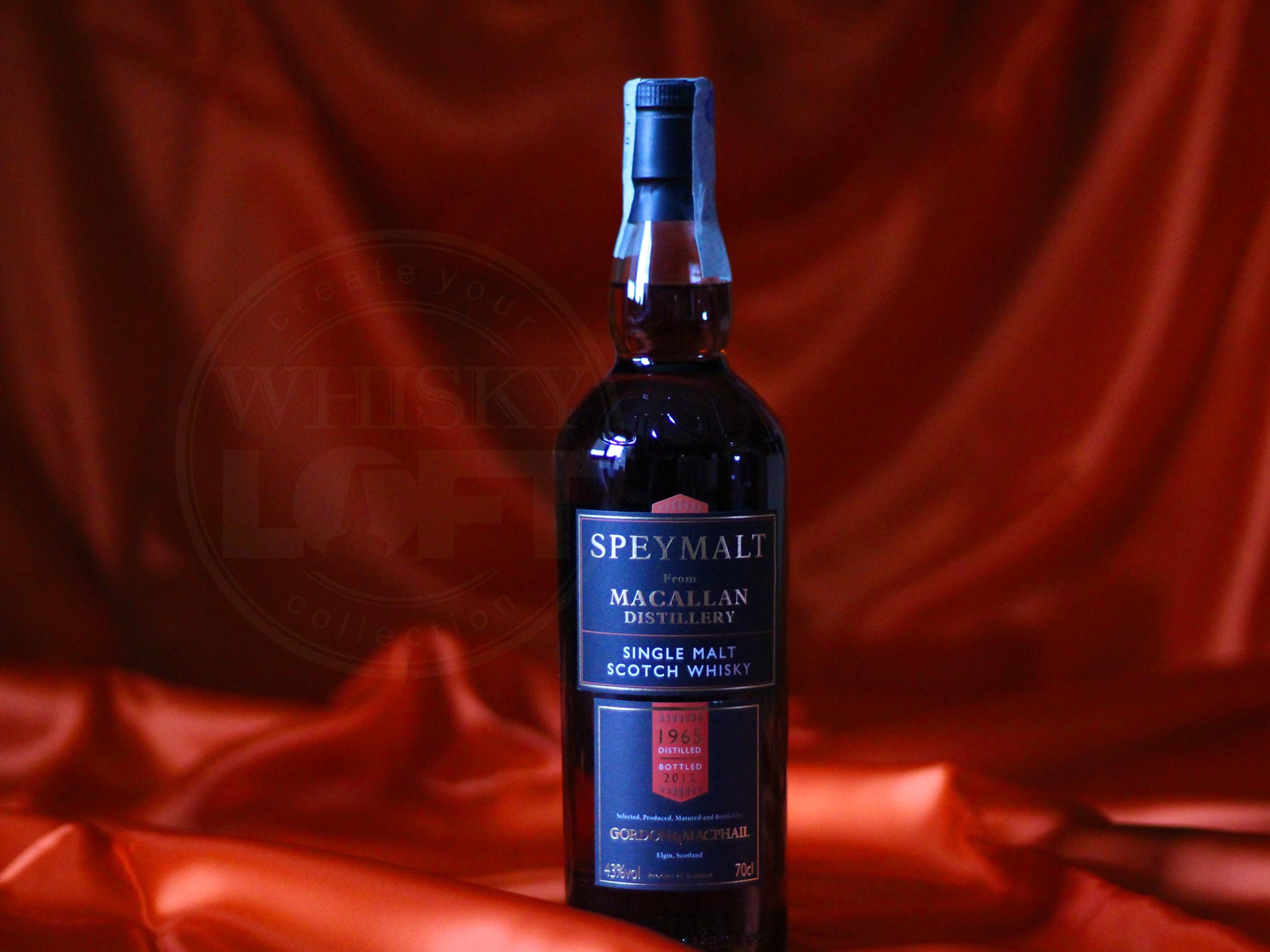 The Macallan, Gordon & MacPhail (GM), Single Malt Scotch Whisky, 1965 distilled.