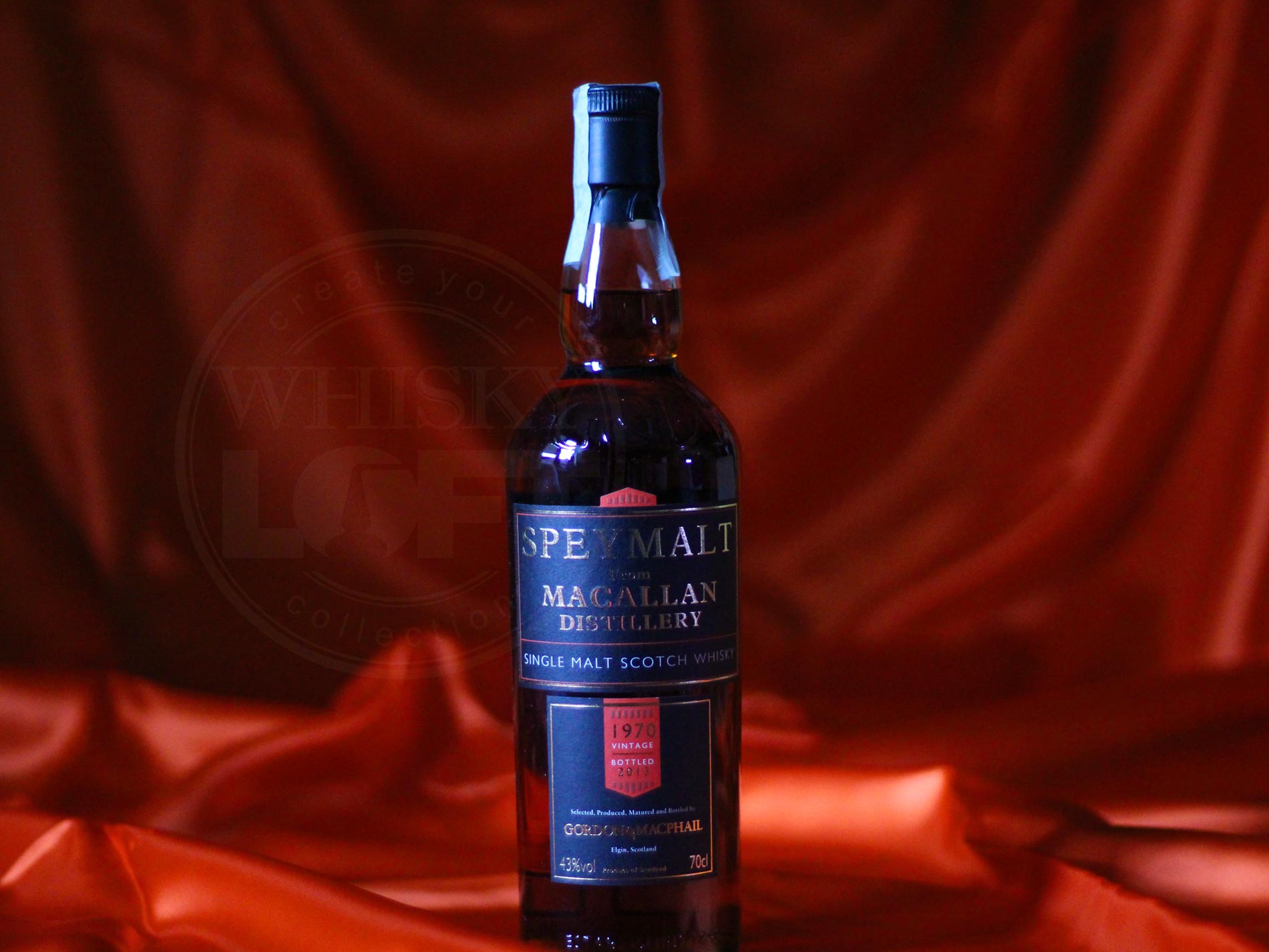 The Macallan, Gordon & MacPhail (GM), Single Malt Scotch Whisky, 1970 distilled.