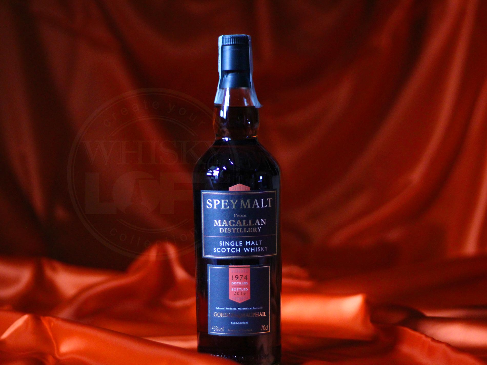 Macallan, Gordon & MacPhail (GM), Single Malt Scotch Whisky, 1974 distilled.
